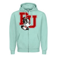 Seafoam bu university terries champion Zipper Hoodie - linhVisuals