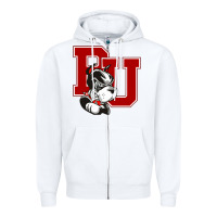 White bu university terries champion Zipper Hoodie - linhVisuals