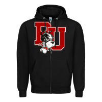 Black bu university terries champion Zipper Hoodie - linhVisuals