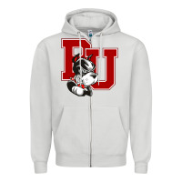 Dove Grey bu university terries champion Zipper Hoodie - linhVisuals