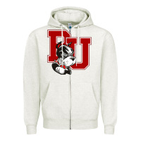 Oatmeal Heather bu university terries champion Zipper Hoodie - linhVisuals