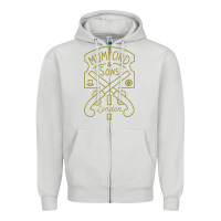 Dove Grey mumford and sons merch Zipper Hoodie - linhVisuals