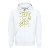 White mumford and sons merch Zipper Hoodie - linhVisuals