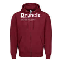 Drunkle Merch Zipper Hoodie | Teevron