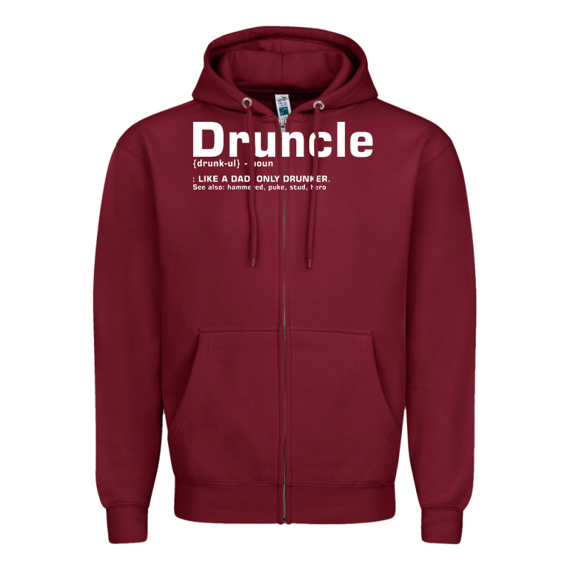 Drunkle Merch Zipper Hoodie by linhVisuals | Teevron