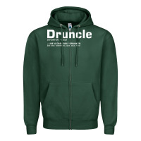 Sports Green drunkle merch Zipper Hoodie - linhVisuals