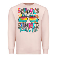 Pale Pink school's out for summer teacher life Premium Sweatshirt - RanaPortraitStore