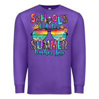 Purple school's out for summer teacher life Premium Sweatshirt - RanaPortraitStore