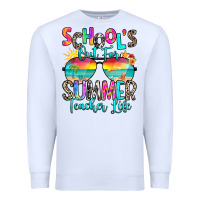 White school's out for summer teacher life Premium Sweatshirt - RanaPortraitStore