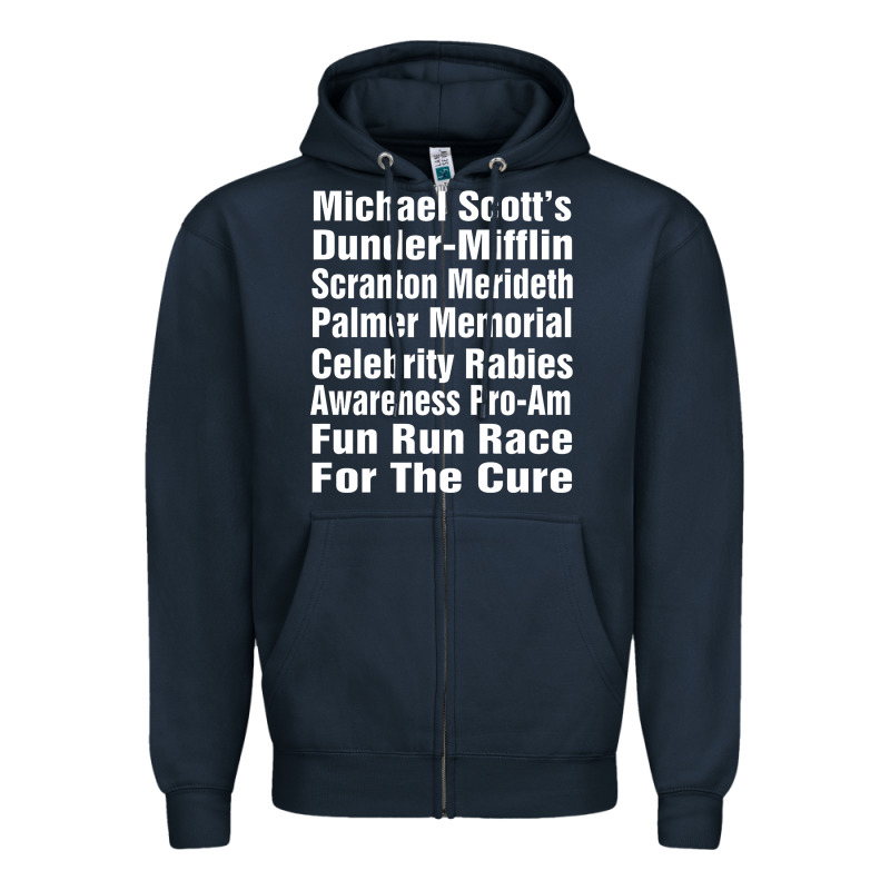 Fun Office Tv Show Zipper Hoodie by linhVisuals | Teevron