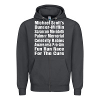 Smoke fun office tv show Zipper Hoodie - linhVisuals