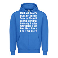 True Royal fun office tv show Zipper Hoodie - linhVisuals