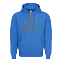 True Royal Captain Black Cigar Zipper Hoodie - linhVisuals