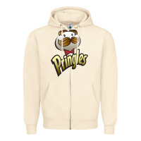 Sandshell pringles classic Zipper Hoodie - linhVisuals