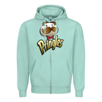 Seafoam pringles classic Zipper Hoodie - linhVisuals