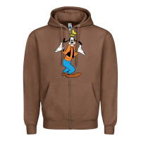Chestnut goofy Zipper Hoodie - linhVisuals