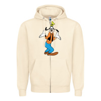 Sandshell goofy Zipper Hoodie - linhVisuals