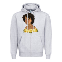 Heather Grey corinne bailey rae müsïc Zipper Hoodie - linhVisuals