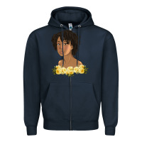 Navy corinne bailey rae müsïc Zipper Hoodie - linhVisuals