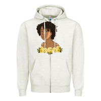Oatmeal Heather corinne bailey rae müsïc Zipper Hoodie - linhVisuals