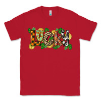 Red Western lucky St. Patrick's Day Classic Tee - CowGirlArtShop
