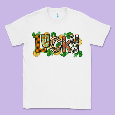 Western Lucky St. Patrick's Day Classic Tee Designed By Cowgirlartshop