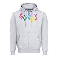 Heather Grey the go go's müsïc Zipper Hoodie - linhVisuals