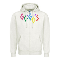 Oatmeal Heather the go go's müsïc Zipper Hoodie - linhVisuals