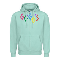 Seafoam the go go's müsïc Zipper Hoodie - linhVisuals