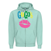 Seafoam the go go's müsïc Zipper Hoodie - linhVisuals