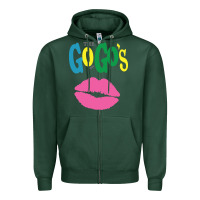 Sports Green the go go's müsïc Zipper Hoodie - linhVisuals