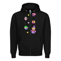 Black cupcakes! Zipper Hoodie - linhVisuals