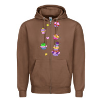 Chestnut cupcakes! Zipper Hoodie - linhVisuals