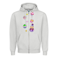 Dove Grey cupcakes! Zipper Hoodie - linhVisuals