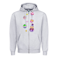 Heather Grey cupcakes! Zipper Hoodie - linhVisuals