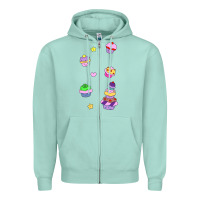 Seafoam cupcakes! Zipper Hoodie - linhVisuals