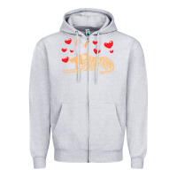 Heather Grey dutch shepherd dog t  shirt dutch shepherd dog with stuffed animal and Zipper Hoodie - linhVisuals