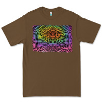 Cacao colorful zebra background Premium Tee - RanaPortraitStore