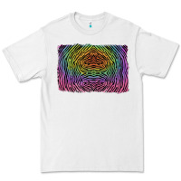 White colorful zebra background Premium Tee - RanaPortraitStore