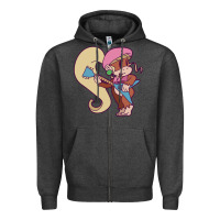 Cute Guitarist Dixie Kong Zipper Hoodie | Teevron
