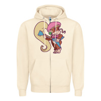Sandshell cute guitarist dixie kong Zipper Hoodie - linhVisuals