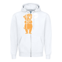 White norfolk terrier t  shirt stubborn norfolk terrier t  shirt Zipper Hoodie - linhVisuals
