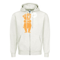 Oatmeal Heather norfolk terrier t  shirt stubborn norfolk terrier t  shirt Zipper Hoodie - linhVisuals