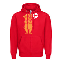 Red norfolk terrier t  shirt stubborn norfolk terrier t  shirt Zipper Hoodie - linhVisuals