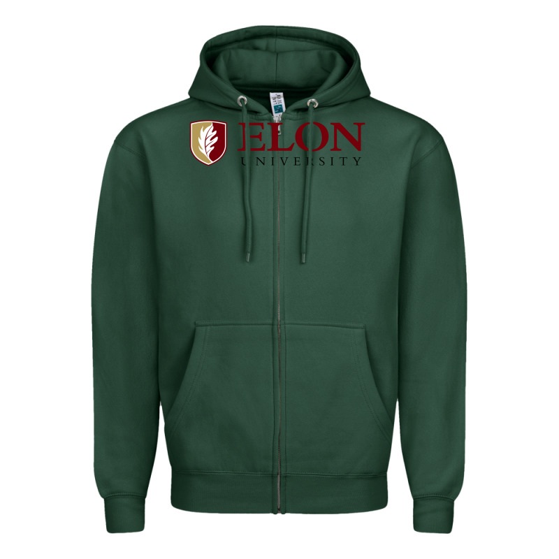 Elon University Zipper Hoodie by linhVisuals | Teevron