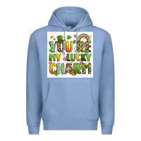 Colony Blue you're my lucky charm artiststas filigran Premium Hoodie - Artiststas
