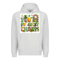 Dove Grey you're my lucky charm artiststas filigran Premium Hoodie - Artiststas