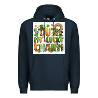 Navy you're my lucky charm artiststas filigran Premium Hoodie - Artiststas
