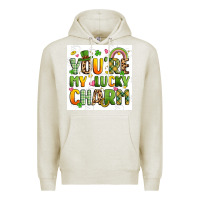 Oatmeal Heather you're my lucky charm artiststas filigran Premium Hoodie - Artiststas
