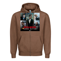 Chestnut Mission Impossible Zipper Hoodie - linhVisuals